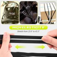 2Pcs Cinturones De Seguridad Para Casco De Moto De 60CM Accesorios De Moto Retráctiles Elásticos Para Equipaje Fijación Moto - details 4