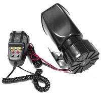Alarma De Coche Con 7 Sonidos Altavoz Fuerte 12V Sirena Air Horn Megáfono Bocina Policia Firemen 110DB Para Camión - details 4