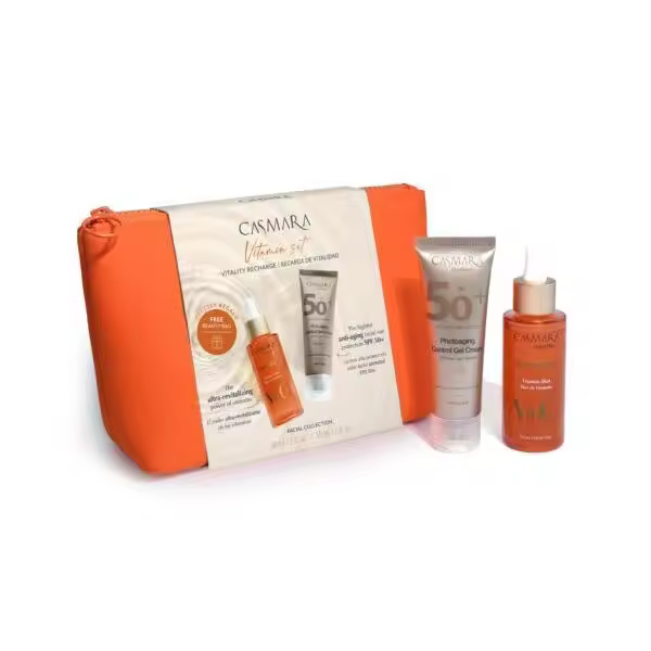 Casmara Set de Vitaminas para la Piel - Tratamiento Antiedad con Serum y Crema Gel - 1