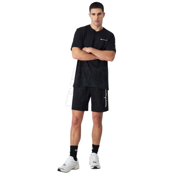 Camiseta de Manga Corta Champion Crewneck para hombre en color negro - 1