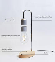 Lámpara De Noche LED Flotante Magnética Con Cargador Inalámbrico Para Decoración De Escritorio Habitación Oficina Regalo Único De Ambiente - details 6