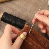 Kit De Trabajo Con Cuero Herramientas De Arte De Cuero Con Agujas De Costura Groover Awl Botones Metálicos Para La Fabricación De Cuero - details 9