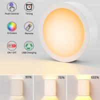 Luz de pared LED para dormitorio, 9,8*6,7 pulgadas Lámpara acrílica, carga USB, cambio de color 13RGB, con mando a distancia, Adecuado para escaleras interiores de sala de estar, dormitorio, pasillo y comedor. - details 3