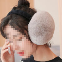 Calentadores de orejas de invierno para mujer, orejeras de felpa, calentadores de orejas plegables - details 3