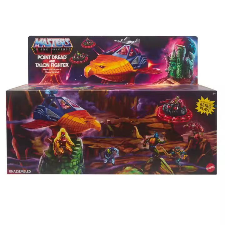 Vehiculo Point Dread and Talon Fighter Masters of the UniverseFigura  Coleccionable - Idea de Regalo- Mercancia Oficial - Juguetes para Niños y Adultos - Movies Fans - Muñeco para Coleccionistas y Exposición - 1