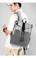 Viajes de negocios Gran capacidad Mochila informal de 15,6 pulgadas Bolsa para computadora Mochila impermeable para deportes de ocio al aire libre 30 * 13 * 46 cm Color gris - details 4