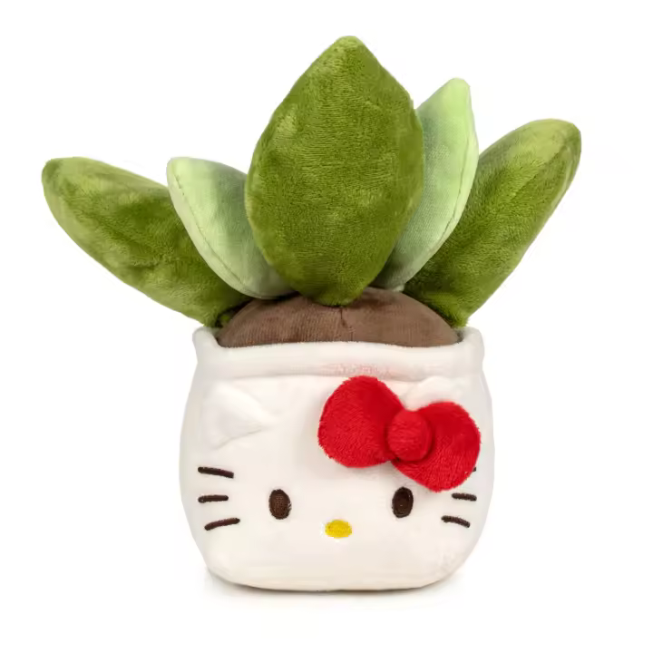 PELUCHE SOFT GARDEN - CACTUS SUCU HELLO KITTY 25 CM, 760025500, PLAY BY PLAY, TIENDA CON LICENCIA OFICIAL - 1