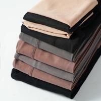 Leggings De Otoño Invierno Para Mujer Color Sólido Terciopelo Cálido Pantalones Cómodos Cintura Alta Elástica Suave Y Grueso Medias - details 5