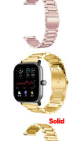 Correa De Pulsera De Acero Inoxidable 22mm/20mm Para Amazfit GTR/Stratos/GTS 4 3 2 Mini Y BIP 5 Reemplazo Compatible Con Varios Modelos Unisex - details 8