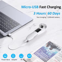 Masajeador Facial De 5 En 1 EMS Microcorriente Tensión De Piel Compresión Caliente Rejuvenecimiento LED Antiarrugas Dispositivo USB Acrylic - details 13