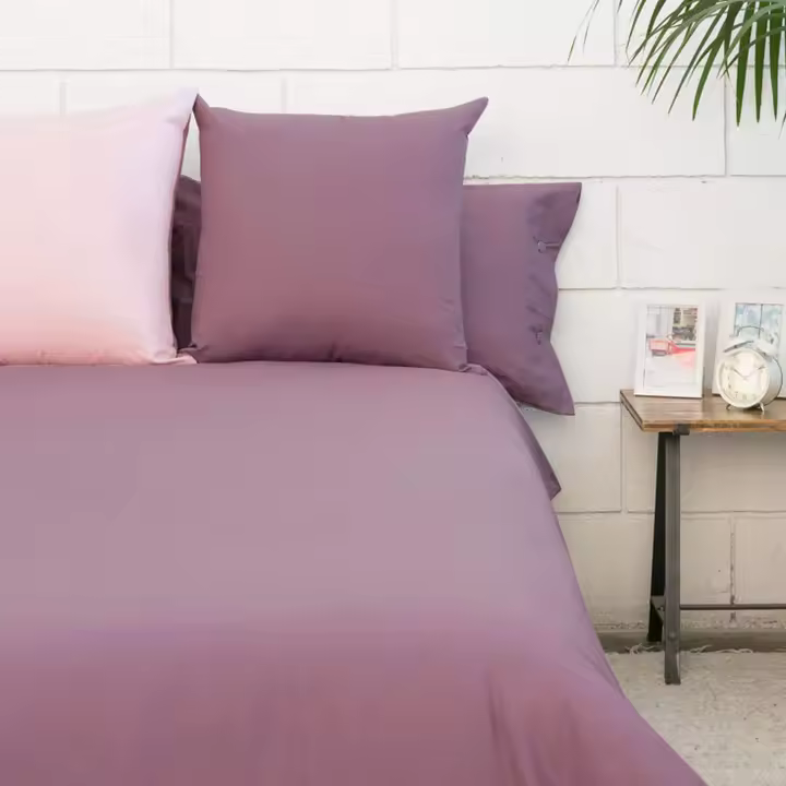TEXTURA Funda nórdica algodón percal Best Bic2 color rosa paloDisponible en: cama 80-90cm/cama 135-140cm/cama 150-160cm/cama 180-200cm - 1