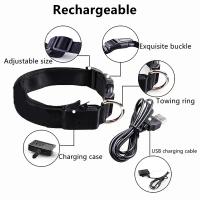 Collar LED Para Perros Ajustable Y Recargable Collar Nocturno Anti-Pérdida Para Pequeños Perros Productos De Mascotas - details 10