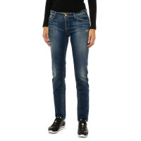 Armani-Pantalones Largos Tejanos Efecto Gastado 3Y5J28-5D1MZ para Mujer