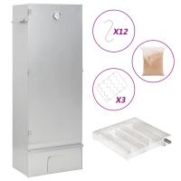 vidaXL Horno Ahumador de BBQ con Generador Humo Frío Parrilla Acero Galvanizado Dimensiones 44.5x29x83 cm (21x21x4.5 cm),  44.5x29x83 cm (27x27x4.5 cm),  44.5x29x110 cm (27x27x4.5 cm) y mas - details 0