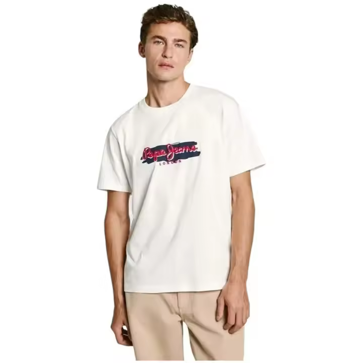 Camiseta de Manga Corta Pepe Jeans Arsham para hombre en color beige - 1