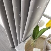 Cortinas Para Niños Con Estrellas Y Negro Resistente Al Sol Para Dormitorio Y Sala De Estar Ventanas Modernas De Doble Capa Sin Encaje - details 21