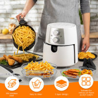 Rack De 3 Capas Para Air Fryer En Acero Inoxidable Con Pies Ajustables Herramienta De Hornear Accesorios Para Air Fryer Dehydrador - details 1