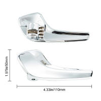 Manija De Puerta Interior Izquierda Y Derecha Para OPEL CORSA D 2006-2014 ABS Piezas De Plástico Accesorios De Auto - details 1