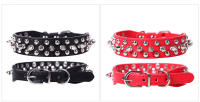 Correa De Cuello Ajustable Para Perros Y Gatos En Cuero PU Con Punta De Metal Estilo Punk Para Pequeños Animales - details 3