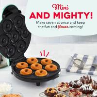 Máquina de Mini Donuts 900W - Plancha Antiadherente para 7 Donas de 5.7cm - Ideal para Desayunos, Postres y Aperitivos - Pequeño Electrodoméstico de Cocina para Niños y Familia - details 2