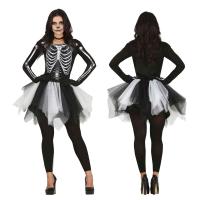 FESTEEN Disfraz de Esqueleto Clásico (Classic Skeleton) para Mujer - Disfraz de Carnaval / Halloween Adulto, temática de Reina Esqueleto - Disfraz de Alta Calidad - Festeen: ¡Fiestas sin Freno! - details 1