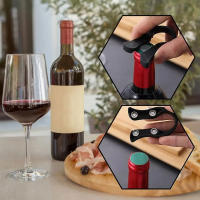 Aireador De Vino Cortador De Sellador Eco-amigable Negro Accesorio De Barra Y Cocina Abrebotellas Con Cortador De Sellador - details 2