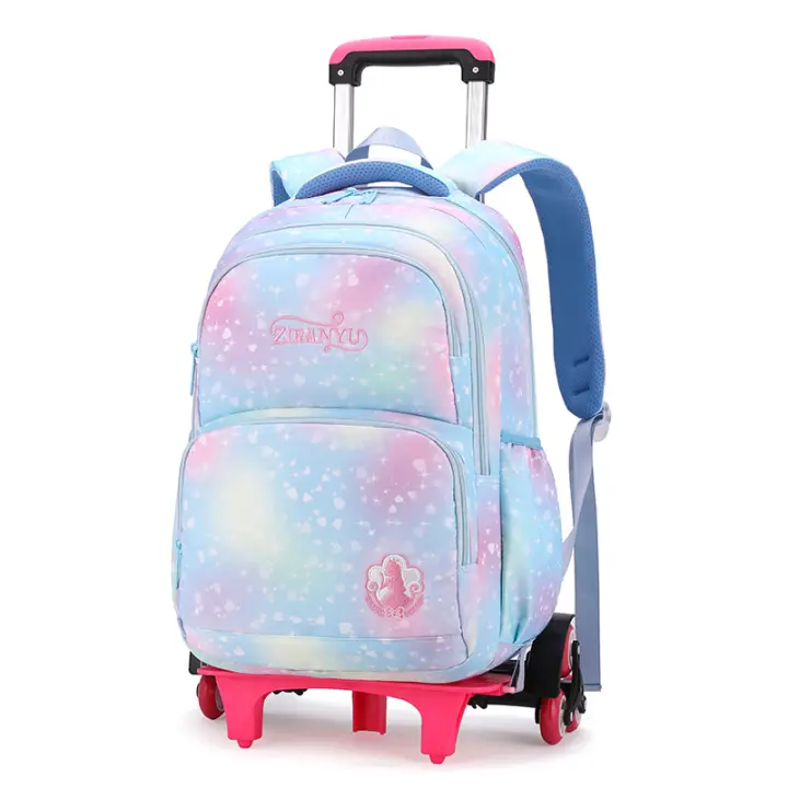 PORCHEDDU Mochila Escolar with Rueda para Niños, Bolsa de Libros para estudiantes, Bolsa de Escuela Primary, mochilas para Niños - 1