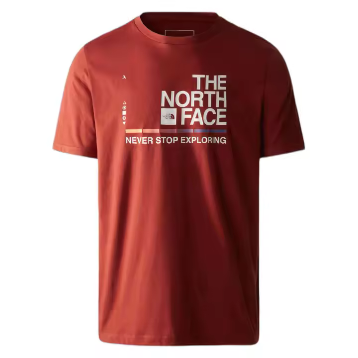 Camiseta de Manga Corta The North Face Foundation Graphic para hombre en color marron - 1