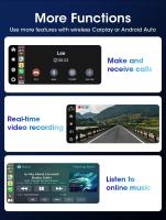 Pantalla Táctil Portátil Para Motocicleta IPX7 Impermeable 7 Pulgadas Con Navegación GPS Android Auto Y Wireless Carplay Resolución 1280x480 - details 19