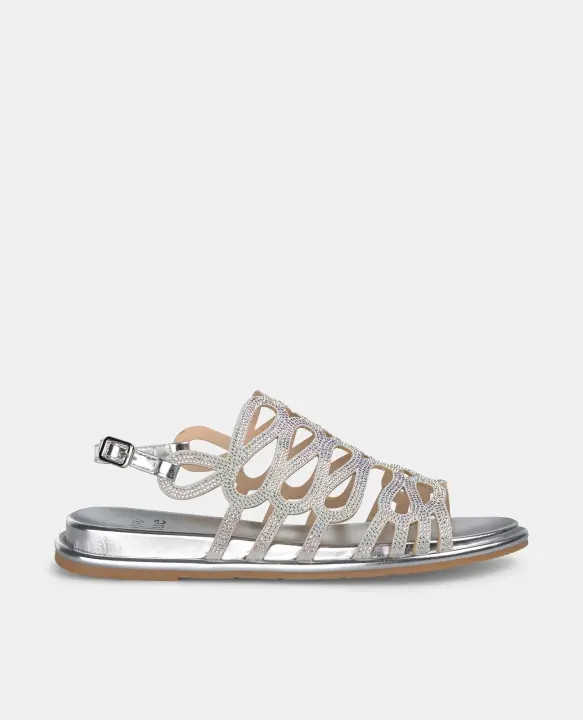 Alma Blue V25BLD170 Sandalias de tacón para mujer plateado en sintético 54722 - 1