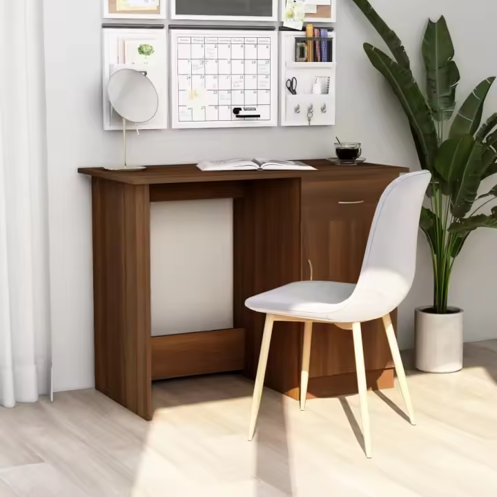 Roble Marron Exscriber 100x50x76 cm Madera Multicapa - 1