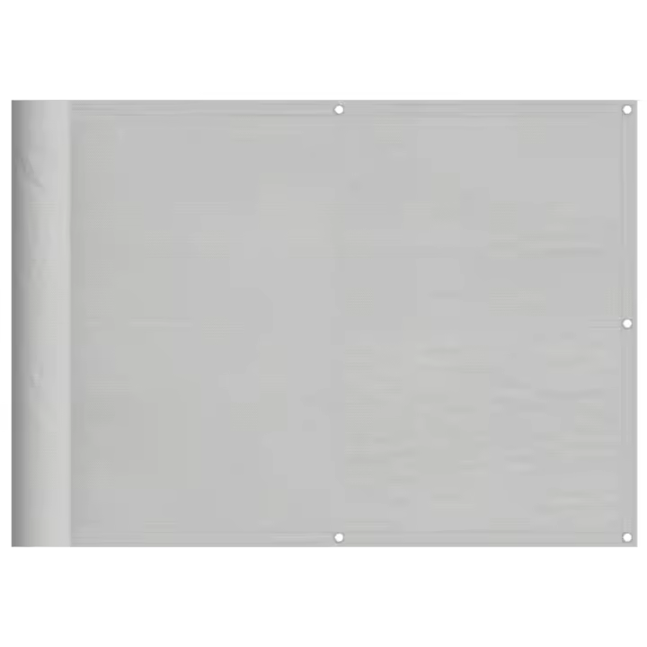 Pantalla de Balcón 100% poliéster Oxford gris Claro 75x500 cm - 1