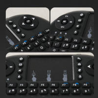 Teclado Inalámbrico Mini I8 2.4G Handheld Touch Clásico Negro Para Android TV Box PC Ratón Aire Juego Teclado Multifuncional Ruso Francés Español - details 8