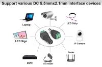 5 Pares De Conectores DC Hembra Y Macho 5.5x2.1mm Adaptadores De Enchufe Para Tiras LED De Un Solo Color Cámara CCTV - details 0