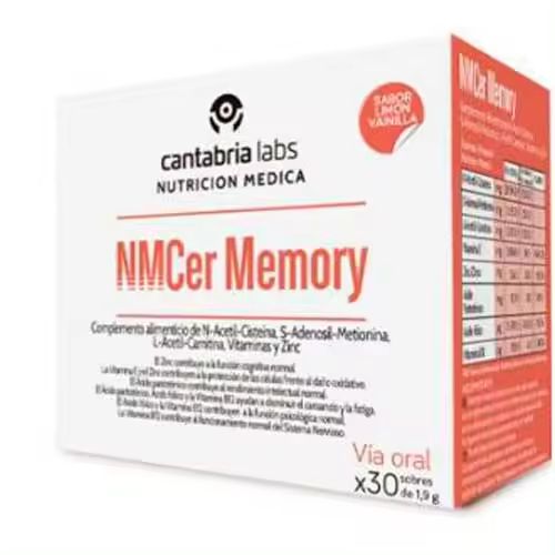 Nm Beauty Nmcer Memory Limon-Vainilla 30 Sobres - Mejora la Salud de la Mujer - 1