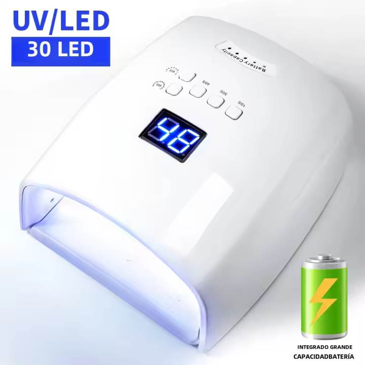 Lámpara Profesional De Secado Rápido Para Uñas Con Sensor Infrarrojo Y 33 LED Tiempo Variable Para Polvos De Uñas En Casa Y Salón - 1