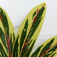 1PC Planta Artificial De Magnolia Evergreen Para Decoración De Mesas En Hogar Y Restaurantes Arreglo Floral De Vaso DIY - details 8