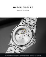 Reloj Mecánico Automático Para Hombre CADISEN 2024 39MM Acero Inoxidable Cristal De Zafiro Resistente Al Agua Con Marcadores Arábigos Y Calendario Completo Movimiento MIYOTA 8215 - details 8