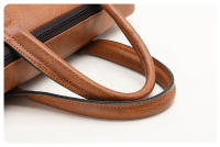 Bolso De Negocios Para Hombre De Lujo En Cuero PU Bolso De Mano Para Laptop Y Archivos A4 Estilo Oficina Y Almuerzo - details 16