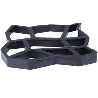 Molde De Plástico Para Pista De Concreto DIY Mejor Calificación Schimmel Para Jardín Patio Oprit Piso De Tierra Color Negro - details 3