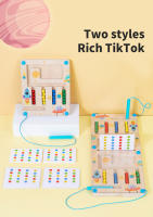 Tablero De Laberinto Magnético De Madera Para Niños Juguete Educativo Montessori Aprendizaje De Colores Y Formas Cognición Temprana - details 7