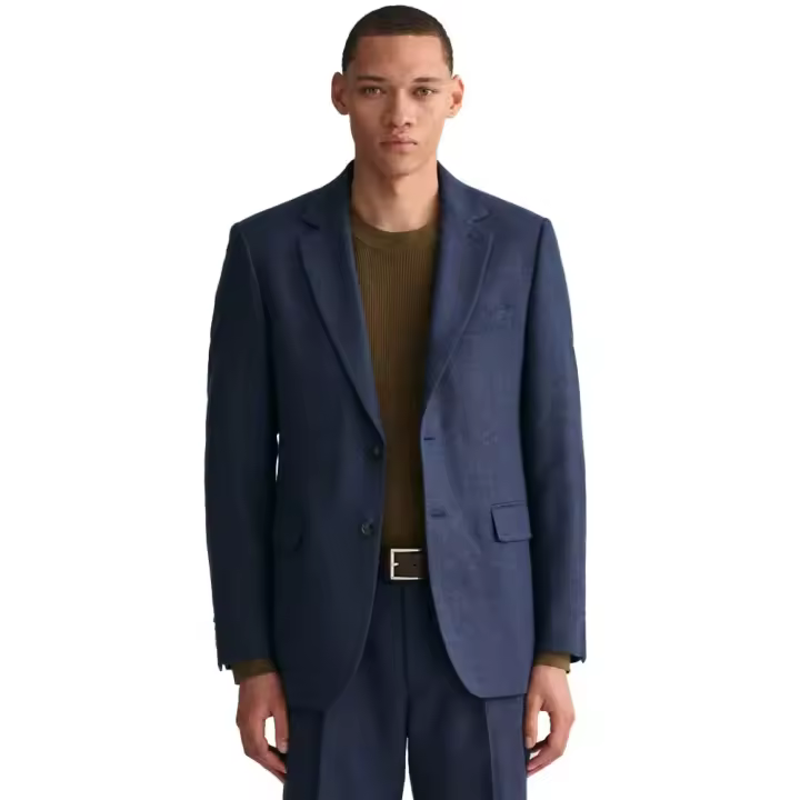 Ropa hombre Americanas Gant Americana Herringbone Azul - 1