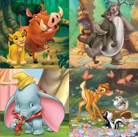 Educa - Disney Animals Dumbo, Bambi, Lion King, el Libro de la Selva Conjunto de Puzzles Progresivos Educa 18104 - details 1