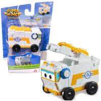 SUPER WINGS - Figura articulada de acción - Rover lunar blanco - Mide 12 cm - Juguete Divertido - Producto original - Edad recomendada mayores de 3 años - details 0