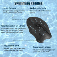 Aletas De Entrenamiento Para Natación Con Correa Ajustable De Silicona JoyMaySun Para Adultos Herramientas De Entrenamiento De Natación Estilo Libre Y Rana - details 2