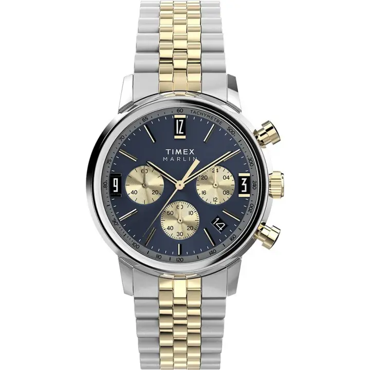 Reloj Timex Hombre TW2W60200 Acero Bicolor Dorado Marlin Timex - 1