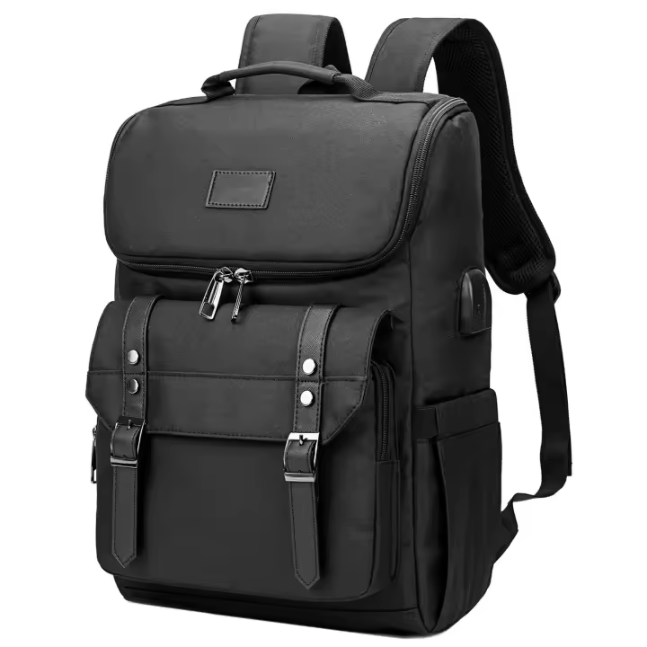Mochipa vintage mochara portáril de viaje mochara with Puerto de carga USB para Mujeres y helbres mochila Universitario para portáthil de 15 pulgadas - 1