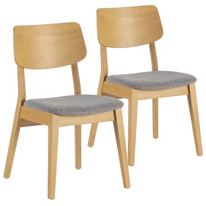 VS Venta-Stock Pack 2 sillas Susi, Madera Maciza - 1