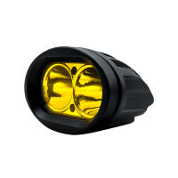 Luz De Neblina Para Motocicleta LED Amarilla Faro Auxiliar De E-bike Luz De Trabajo Spots Flood Blanco Para Bikes Rad Offroad - details 15