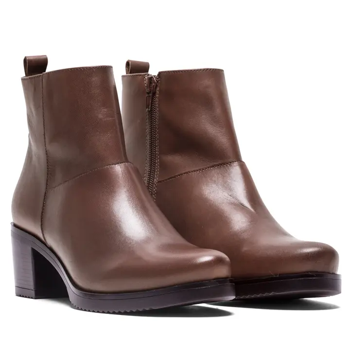 Elodie Botin F-3324 estilo casual cuero Napa marrón - 1
